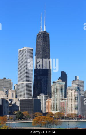 Hancock Building de Chicago Banque D'Images