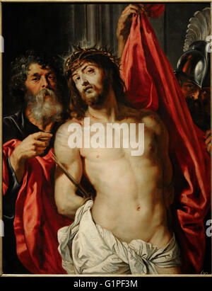 Peter Paul Rubens (1577-1640). Peintre baroque flamand. Le Christ couronné d'Épines 'Ecce Homo', 1612. Le Musée de l'Ermitage. Saint Petersburg. La Russie. Banque D'Images