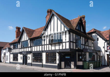 764 Restaurant dans un immeuble d'époque, Cornmarket, Thame, Oxfordshire, Angleterre, Royaume-Uni Banque D'Images