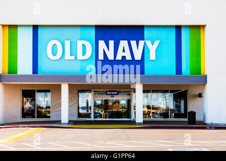 La devanture d'un magasin Old Navy à Oklahoma City, Oklahoma, USA. Banque D'Images