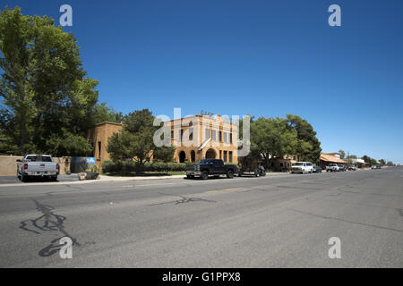 Le Gage au centre-ville de Marathon, Texas, USA. Banque D'Images