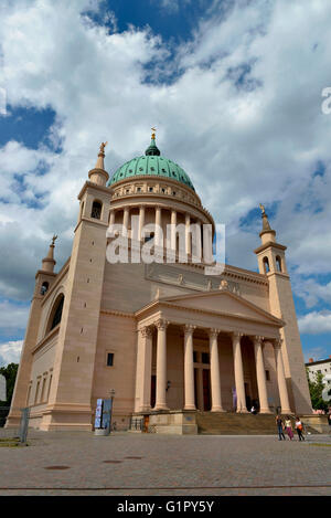 Église Nicolai, Nikolaikirche, Alter Markt, Potsdam, Brandebourg, Allemagne Banque D'Images