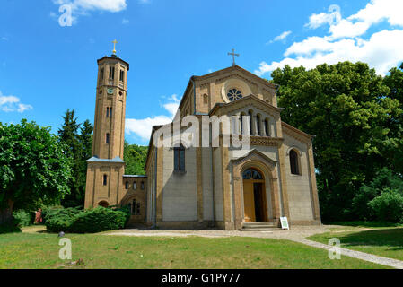 Kirche, Caputh, Brandebourg, Allemagne Banque D'Images