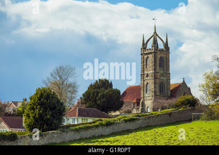 Dans l'église All Hallows Tillington près de Petworth, West Sussex, Angleterre. Banque D'Images