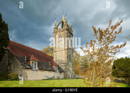 Dans l'église All Hallows Tillington près de Petworth, West Sussex, Angleterre. Banque D'Images