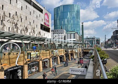 Shopping mall (Beurstraverse Koopgoot) Beursplein Coolsingel Rotterdam ( world trade center ) d'affaires Néerlandais Pays-Bas Banque D'Images