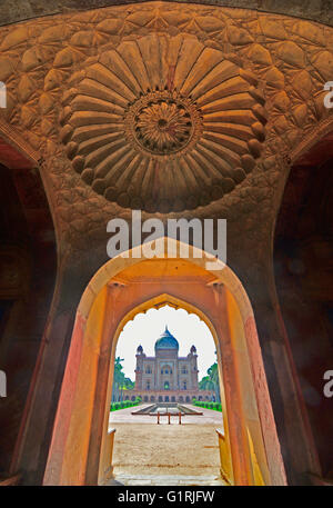 Safdarjung Tomb, New Delhi, Inde Banque D'Images