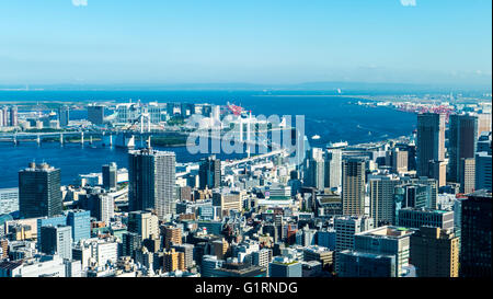 Tokyo, Japon - 13 mai 2016 : l'ensemble de la ville de Tokyo viw dans l'été Banque D'Images