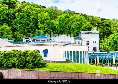 Und Kurpark Spielcasino à Baden bei Wien ; Casino à Baden près de Vienne Banque D'Images