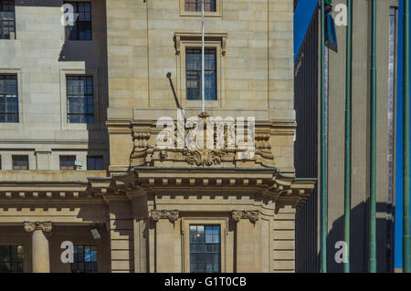 Johannesburg, Afrique du Sud 28 mars 2016 Le quartier central des affaires de Johannesburg dans la partie la plus ancienne de la ville Banque D'Images