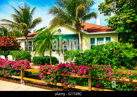 Les appartements du chalet Gasparilla Inn & Club, Boca Grande, sur Gasparilla Island, Floride Banque D'Images