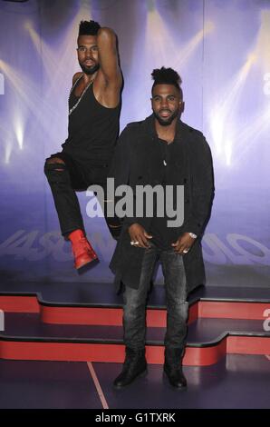 Los Angeles, CA, USA. 19 mai, 2016. Jason Derulo lors d'une apparition publique pour Jason Derulo Cire Figure dévoilement, Madame Tussauds Hollywood, Los Angeles, CA, 19 mai 2016. Credit : Dee Cercone/Everett Collection/Alamy Live News Banque D'Images