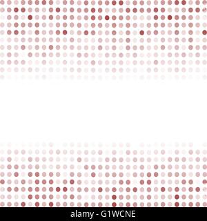 Les patrons de demi-teintes. Dotted Background rose Illustration de Vecteur