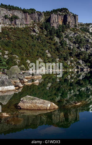 Laguna Negra. Picos de Urbion. Soria. Castilla y Leon. Espagne Banque D'Images