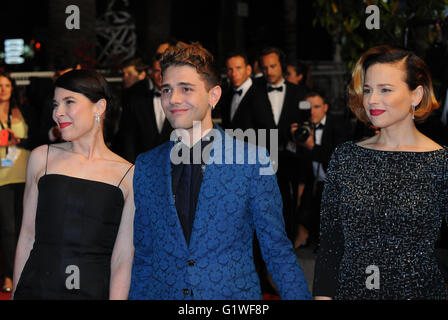 22 mai 2014 - Cannes Xavier Dolan assiste au Festival de Cannes. Banque D'Images