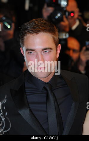 20 mai 2014 - Cannes Robert Pattinson fréquente le Festival de Cannes. Banque D'Images