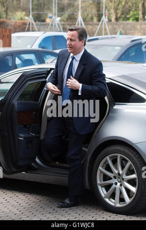 David Cameron, Premier Ministre du Royaume-Uni et chef du parti conservateur. Banque D'Images