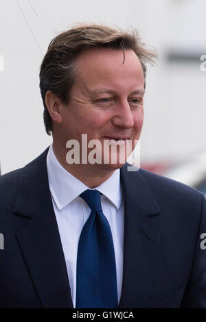 David Cameron, Premier Ministre du Royaume-Uni et chef du parti conservateur. Banque D'Images