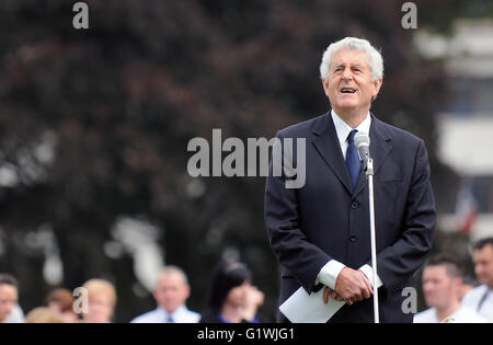 Rhodri Morgan, ancien Premier Ministre du Pays de Galles. Banque D'Images