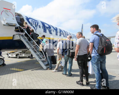 Ryanair Boeing 737 avion de la compagnie aérienne. Banque D'Images