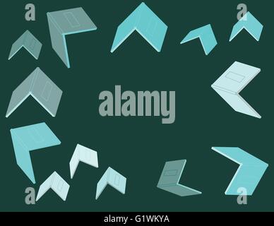 Contexte livres modèl avec place pour texte retour à l'école Illustration de Vecteur