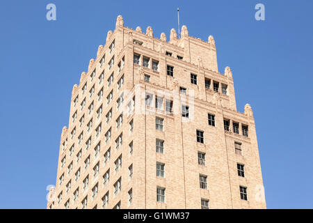 Le Courtyard by Marriot Hotel bâtiment de la ville de Fort Worth. Texas, États-Unis Banque D'Images