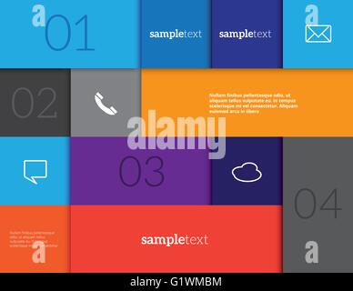 Vector illustration infographies. peut être utilisé pour la mise en page de workflow, bannière, diagramme, nombre d'options, l'étape des options, web design. Illustration de Vecteur