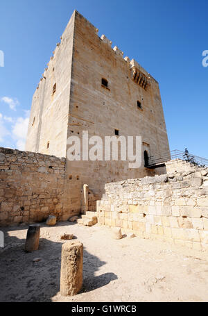 L'ancien château de Limassol district de colosse en salon à Chypre Banque D'Images