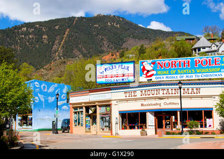 Eclectic Manitou Springs Banque D'Images