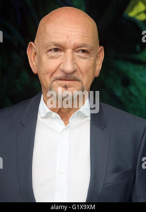 11 avril 2016 - Sir Ben Kingsley participant à la Jungle Book première Européenne à BFI Imax à Londres, au Royaume-Uni. Banque D'Images