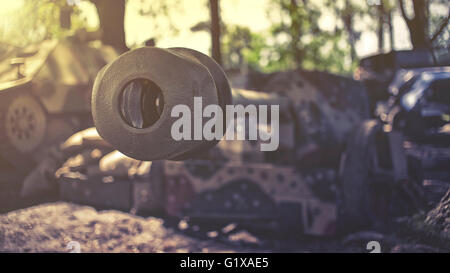 Close up sur Cannon Banque D'Images