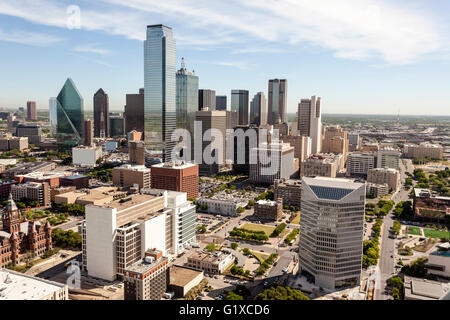 Toits de Dallas Downtown. New York, United States Banque D'Images