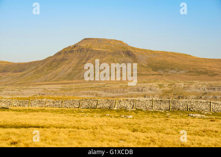 Ingleborough la deuxième plus haute montagne dans le Yorkshire après Pen y Gand à 723 mètres (2 372 ft). Banque D'Images