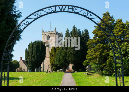 Église paroissiale de Saint Pierre et Saint Paul, Église Warsop dans Nottinghamshire England UK Banque D'Images