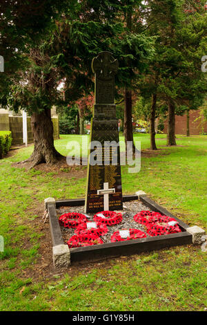 Le Welsh Guards Association des îles Falkland à Wrexham Memorial à l'commerate les 42 hommes qui ont été tués dans la guerre des Malouines de 1982 Banque D'Images