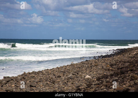 Lennox Head à l'extrémité de la côte de la Nouvelle-Galles du Sud, Australie Banque D'Images