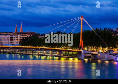 Gateway passerelle du palais de justice à Lyon. Lyon, Rhône-Alpes, France. Banque D'Images