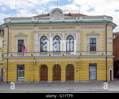 Bâtiment de l'Orchestre Philharmonique slovène à Ljubljana, Slovénie Banque D'Images