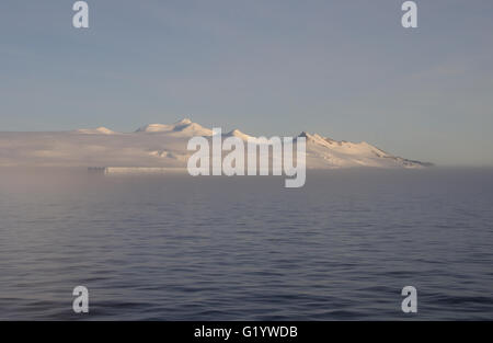 Hope Bay et l'espoir Glacier. Hope Bay, péninsule Antarctique, l'Antarctique. Banque D'Images