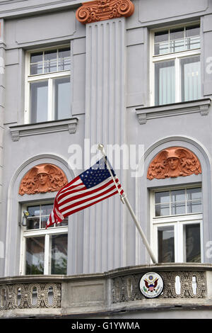 Ambassade des États-Unis d'Amérique à Bratislava Banque D'Images