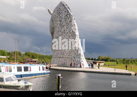 Les Kelpies Grangemouth en Ecosse centrale Banque D'Images