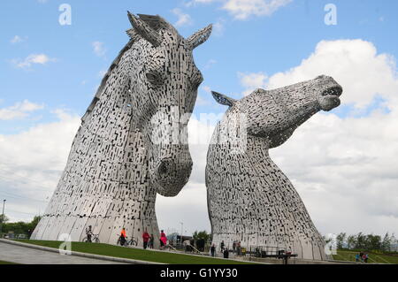 Les Kelpies Grangemouth en Ecosse centrale Banque D'Images