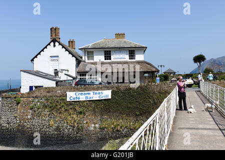 Village balnéaire de Lynmouth Devon, Angleterre, Royaume-Uni. Banque D'Images