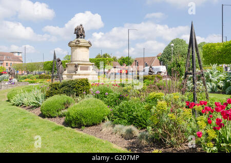 Jardins de Bancroft dans le centre de Stratford-upon-Avon, Warwickshire Banque D'Images