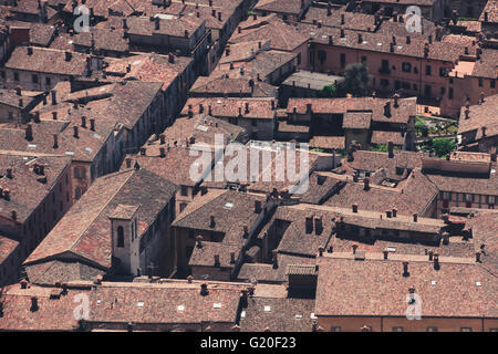 Au-dessus de Gubbio Banque D'Images