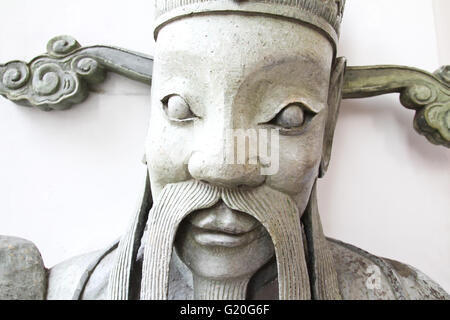 Guardian statue (yak) dans le temple Wat Pho à Bangkok, Thaïlande Banque D'Images