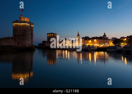 Saint-nicolas et La Chaîne des tours, La Rochelle, Charente-Maritime, France Banque D'Images