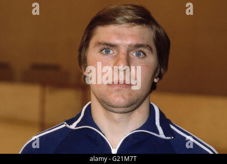 VLADIMIR KRUTOV avec intérêt soviétique de hockey sur glace Banque D'Images