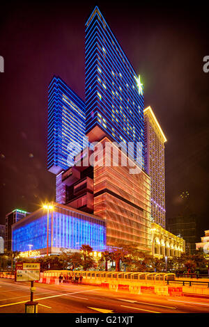 L'Hotel Starworld sur l'Avenida de Amizade à Macao le 23 novembre 2013. Banque D'Images