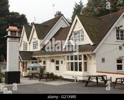 L'ancien Hare and Hounds pub, Rednal, Birmingham Banque D'Images